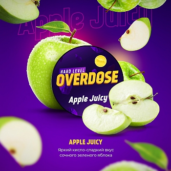 Табак Overdose, 25гр "Apple Juicy / Сочное яблоко"